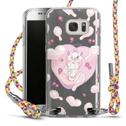 New Carry Case Transparent Stoff colourful/silber