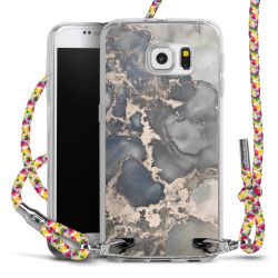 New Carry Case Transparent Stoff colourful/silber