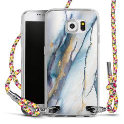 New Carry Case Transparent Stoff colourful/silber