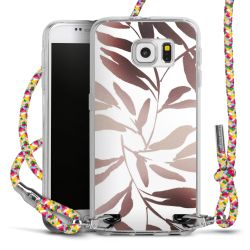 New Carry Case Transparent Stoff colourful/silber