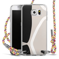 New Carry Case Transparent Stoff colourful/silber