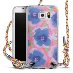 New Carry Case Transparent Stoff colourful/silber