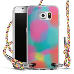 New Carry Case Transparent Stoff colourful/silber