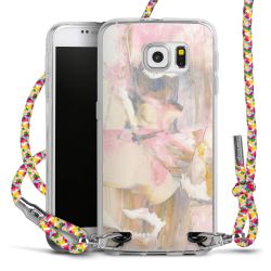 New Carry Case Transparent Stoff colourful/silber