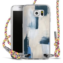 New Carry Case Transparent Stoff colourful/silber