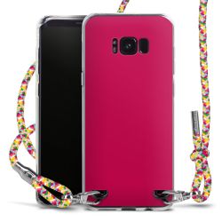 New Carry Case Transparent Stoff colourful/silber