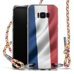 New Carry Case Transparent Stoff colourful/silber