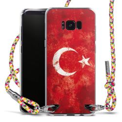 New Carry Case Transparent Stoff colourful/silber