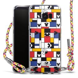 New Carry Case Transparent Stoff colourful/silber