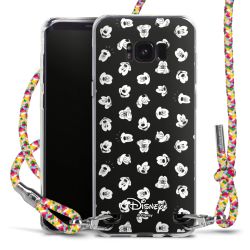 New Carry Case Transparent Stoff colourful/silber