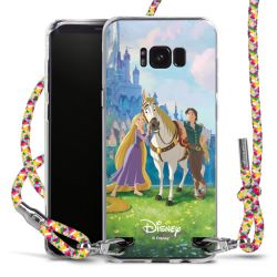 New Carry Case Transparent Stoff colourful/silber