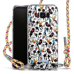 New Carry Case Transparent Stoff colourful/silber