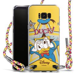 New Carry Case Transparent Stoff colourful/silber