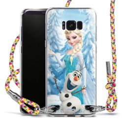 New Carry Case Transparent Stoff colourful/silber