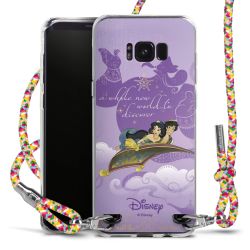 New Carry Case Transparent Stoff colourful/silber