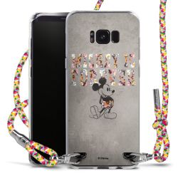 New Carry Case Transparent Stoff colourful/silber