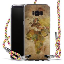 New Carry Case Transparent Stoff colourful/silber