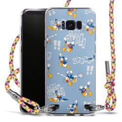 New Carry Case Transparent Stoff colourful/silber