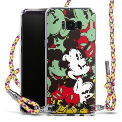 New Carry Case Transparent Stoff colourful/silber