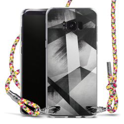 New Carry Case Transparent Stoff colourful/silber