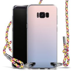 New Carry Case Transparent Stoff colourful/silber