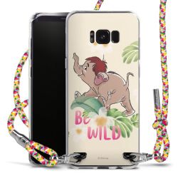 New Carry Case Transparent Stoff colourful/silber