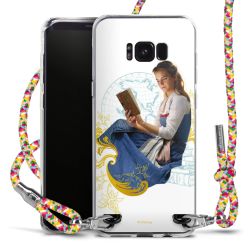 New Carry Case Transparent Stoff colourful/silber