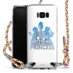 New Carry Case Transparent Stoff colourful/silber