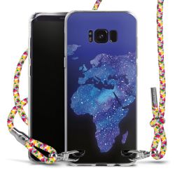 New Carry Case Transparent Stoff colourful/silber