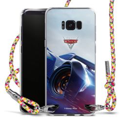 New Carry Case Transparent Stoff colourful/silber