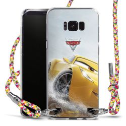 New Carry Case Transparent Stoff colourful/silber