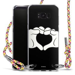 New Carry Case Transparent Stoff colourful/silber