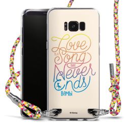 New Carry Case Transparent Stoff colourful/silber