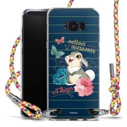 New Carry Case Transparent Stoff colourful/silber