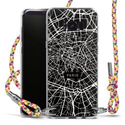 New Carry Case Transparent Stoff colourful/silber