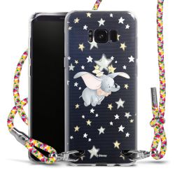 New Carry Case Transparent Stoff colourful/silber