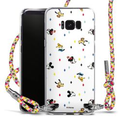 New Carry Case Transparent Stoff colourful/silber