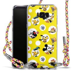 New Carry Case Transparent Stoff colourful/silber