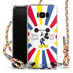 New Carry Case Transparent Stoff colourful/silber