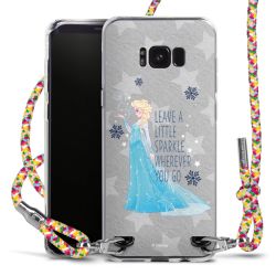 New Carry Case Transparent Stoff colourful/silber