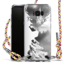 New Carry Case Transparent Stoff colourful/silber