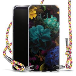 New Carry Case Transparent Stoff colourful/silber