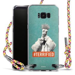 New Carry Case Transparent Stoff colourful/silber