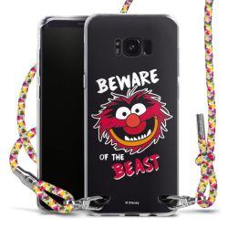 New Carry Case Transparent Stoff colourful/silber