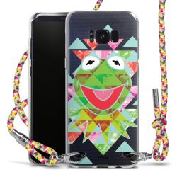 New Carry Case Transparent Stoff colourful/silber