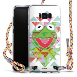 New Carry Case Transparent Stoff colourful/silber