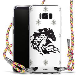 New Carry Case Transparent Stoff colourful/silber