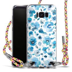 New Carry Case Transparent Stoff colourful/silber