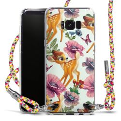 New Carry Case Transparent Stoff colourful/silber