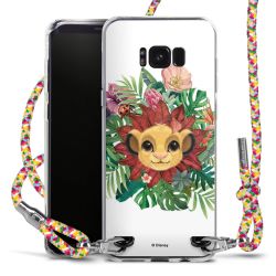 New Carry Case Transparent Stoff colourful/silber